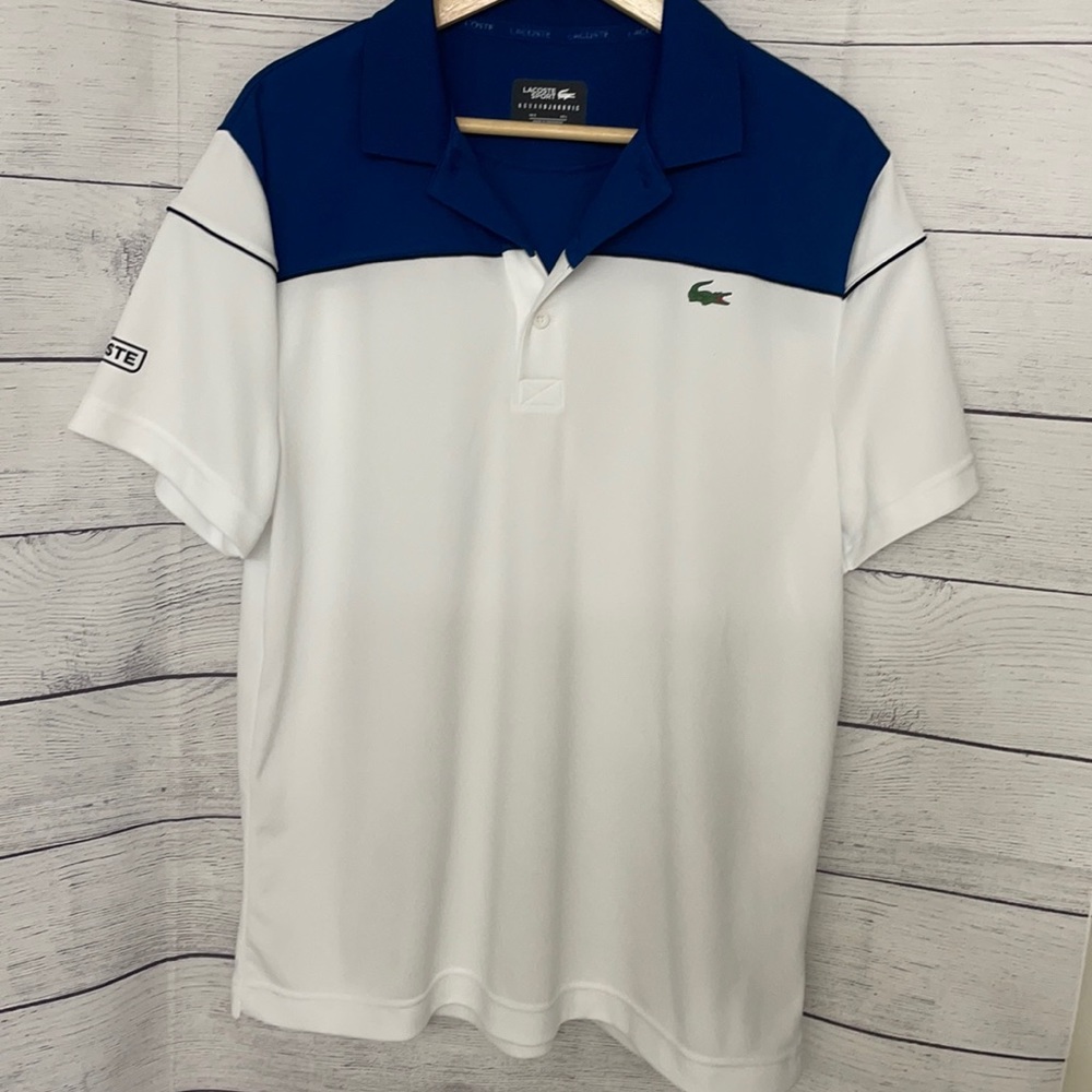 Lacoste Sport men’s tennis polo shirt size L